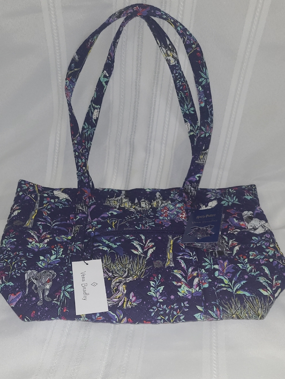 Vera Bradley Harry Potter Forbidden Forest Large Vera Quilted Tote Bag - NWT